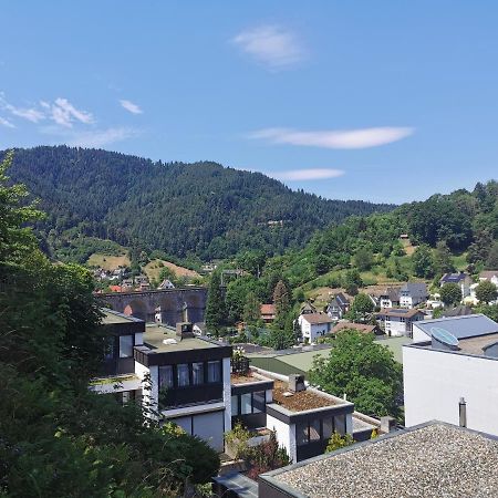 Terrassenwohnung Mit Toller Aussicht & Zentrumsnah Hornberg Exteriér fotografie